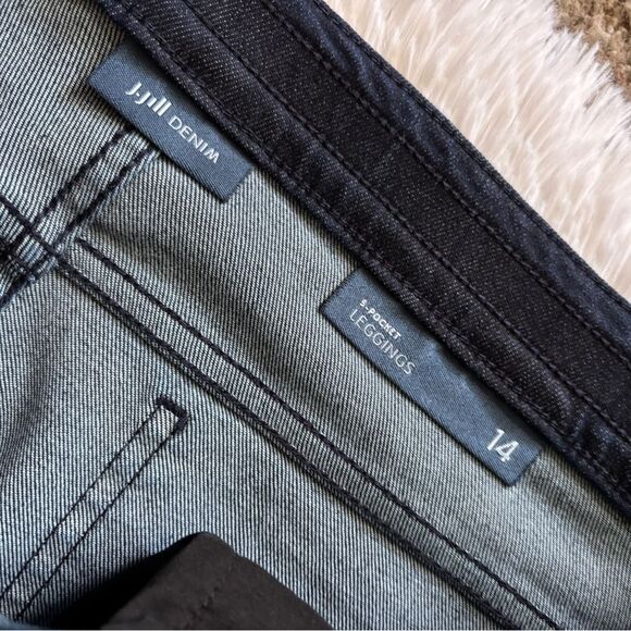 J. Jill Denim 5 Pocket Leggings Jeans Stretchy Womens Size 14 - Picture 6 of 6
